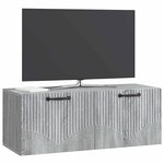 vidaXL Meuble TV mural Sonoma gris 78 5 x 31 x 30 cm Bois d'ingénierie