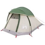 vidaXL Tente de camping à dôme 1 personne vert imperméable