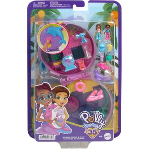 Mattel HWN96 - Polly Pocket - Coffret figurines sauvetage du dauphin