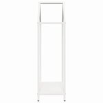 vidaXL Portant de bois chauffage blanc 40x25x90 cm