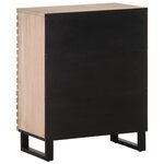 vidaXL Buffet blanc 60x34x75 cm bois massif de manguier