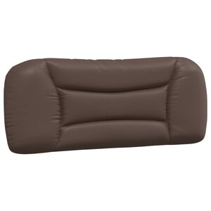 vidaXL Coussin de tête de lit Hvar marron 100 cm similicuir