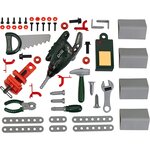 Theo Klein 8637 - Jeu d'imitation - Etabli Sonore avec Perceuse à Colonne et Accessoires - Bosch hauteur adjustable