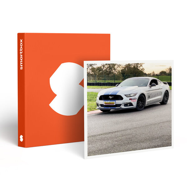 SMARTBOX - Coffret Cadeau Stage pilotage enfant : 3 tours de circuit au volant d'une Ford Mustang V8 - Sport & Aventure