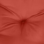 vidaXL Coussins de banc de jardin lot de 2 rouge mélangé tissu