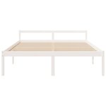 vidaXL Lit pour personne âgée sans matelas 200x200 cm bois pin massif