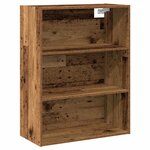 vidaXL Buffet avec armoire murale vieux bois bois d'ingénierie