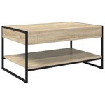 vidaXL Table basse Sonoma 80 x 50 x 40 cm Bois d'ingénierie