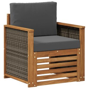 vidaXL Sofa de milieu extérieur Naturel