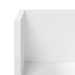 vidaXL Étagères murales 2 Pièces blanc 100x16 5x16 5 cm bois d'ingénierie