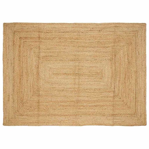 vidaXL Tapis de zone Beige 240 x 340 cm Jute