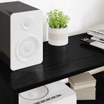 vidaXL Meuble TV Chêne noir 100 x 30 x 40 cm Bois d'ingénierie