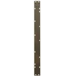 vidaXL Table à manger avec bord naturel 240x120x74cm bois massif chêne