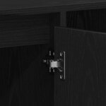 vidaXL Meuble TV Chêne noir 100 x 35 x 55 cm Bois d'ingénierie