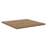 vidaXL Planches de bibliothèque   4 pièces  Chêne artisanal  40x40x1 5 cm  Bois d'ingénierie
