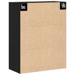 Étagère murale vidaXL Chêne noir 69 5x34x90 cm en bois composite