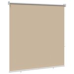 vidaXL Store enrouleur Protection UV Beige 120 x 140 cm Polyester