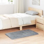 vidaXL Tapis Shaggy à poils longs NAVARRA gris clair 60x100 cm