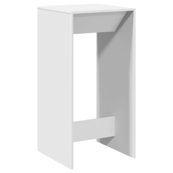 vidaXL Table de bar blanc 51x50x103 5 cm bois d'ingénierie