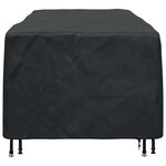 vidaXL Housse pour mobilier d'extérieur Noir 270 x 110 x 70 cm 600D