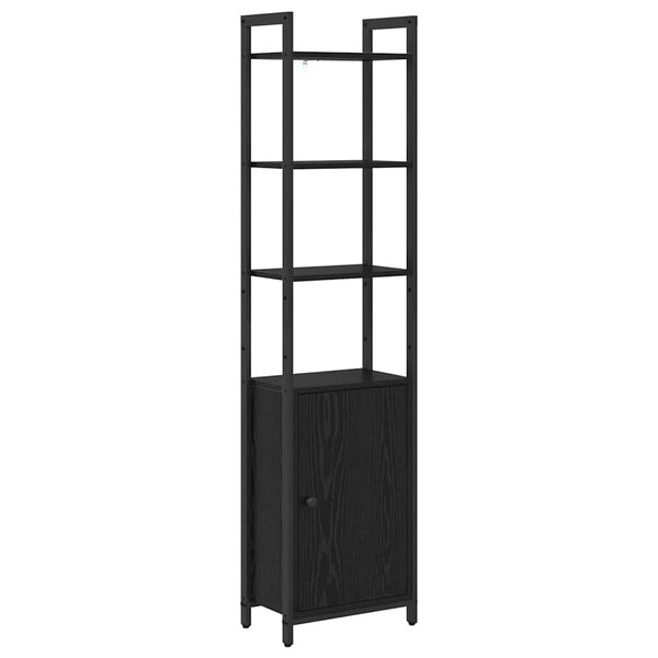 vidaXL Bibliothèque Chêne noir 40 x 24 x 161 cm Bois d'ingénierie