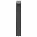 vidaXL Pieds de table basse en forme de A 2 pièces Anthracite 50 x (42-43) cm Acier