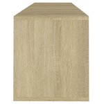 vidaXL Meuble TV chêne sonoma 120x30x40 5 cm bois d'ingénierie