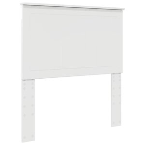 vidaXL Tête de lit Blanc Brillant 90 cm Bois d'ingénierie