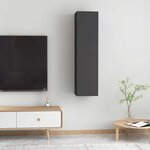 vidaXL Meubles TV 2 Pièces Gris 30 5x30x60 cm Bois d’ingénierie
