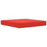vidaXL Coussin de canapé d'extérieur Polyester Rouge 68 5 x 68 5 cm