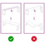 vidaXL Dessus de table marron foncé bois chêne massif traité