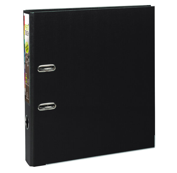 Classeur à Levier Prem'Touch Polypro Int / Ext Dos 50 mm Renforcé Noir EXACOMPTA