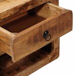 vidaXL Cabinet de chevet mural avec tiroir Marron 40 x 30 x 36 cm