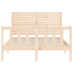 vidaXL Cadre de lit sans matelas 120x200 cm bois de pin massif