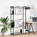 vidaXL Bibliothèque Sonoma gris 80 x 30 x 153 cm Bois d'ingénierie