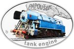 Pièce de monnaie en Argent 1 Dollar g 31.1 (1 oz) Millésime 2025 Famous Steam Locomotives PARROT