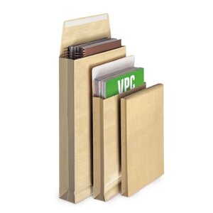 10 pochettes kraft renforcées dépliables - 22 9 x 32 4 cm