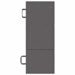 vidaXL Canapé-lit pliable 90 x 63 x 45 cm Gris clair