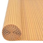 vidaXL Clôture de jardin Double face PVC 90 x 300 cm Jaune