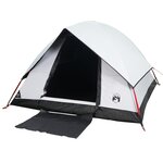 vidaXL Tente de camping à dôme 3 personnes tissu occultant imperméable