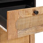 vidaXL Ensembles de salle de bain 3 Pièces Naturel Bois de mangue massif