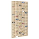 vidaXL Vitrine Murale Beige 50 x 4 5 x 96 cm Bois d'ingénierie