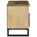 vidaXL Cabinet de télé Marron 105 x 33 x 46 cm bois de manguier massif