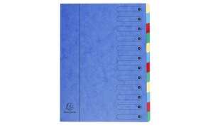 Trieur CL dos extens.ss élas.12C bleu EXACOMPTA