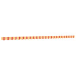 vidaXL Tissu de remplacement de cantonnière d’auvent jaune orange 6 m