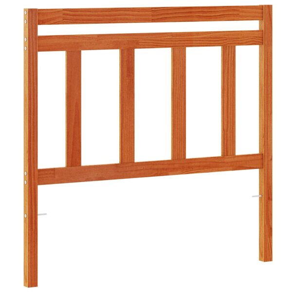 vidaXL Tête de lit cire marron 100 cm bois massif de pin