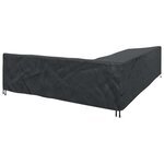 vidaXL Housse pour meubles Noir 355 x 275 x 80 cm Tissu Oxford 600D