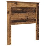 vidaXL Tête de lit Bois Ancien 90 cm Bois d'ingénierie