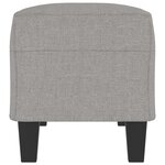 vidaXL Banc Gris clair 100x35x41 cm Tissu