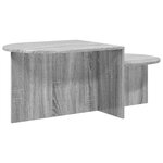 vidaXL Table basse Sonoma gris 100 x 50 x 40 cm Bois d'ingénierie